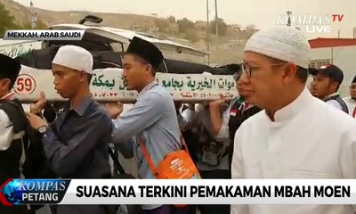 Ini Suasana Pemakaman Jenazah Mbah Moen