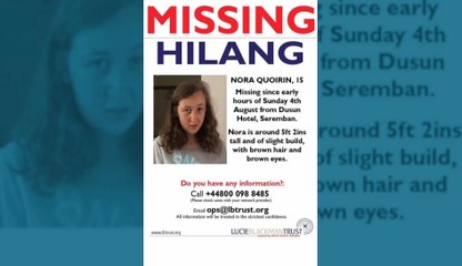 Nora Quoirin a disparu dans la nuit du 3 août à Dusun Resort en Malaisie