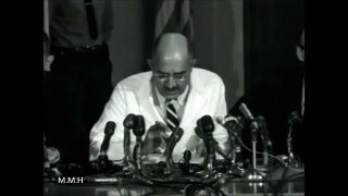 Press Conference about the death of Marilyn Monroe - Dr Theodore Curphey August 1962