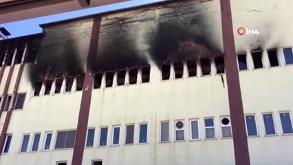 Zonguldak'ta 3 saat boyunca yanan fındık fabrikasında inceleme çalışmaları sürüyor