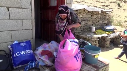 Kurban Bayramı nedeniyle yayladan erken ayrıldılar