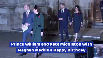 Kate Middleton Wishes Meghan Markle A Happy Birthday