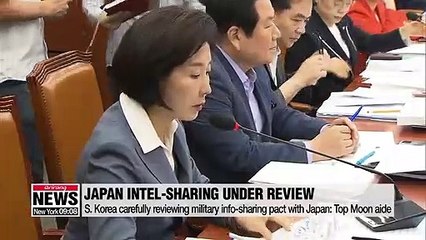 S. Korea reviewing withdrawal from Japan military info-sharing pact