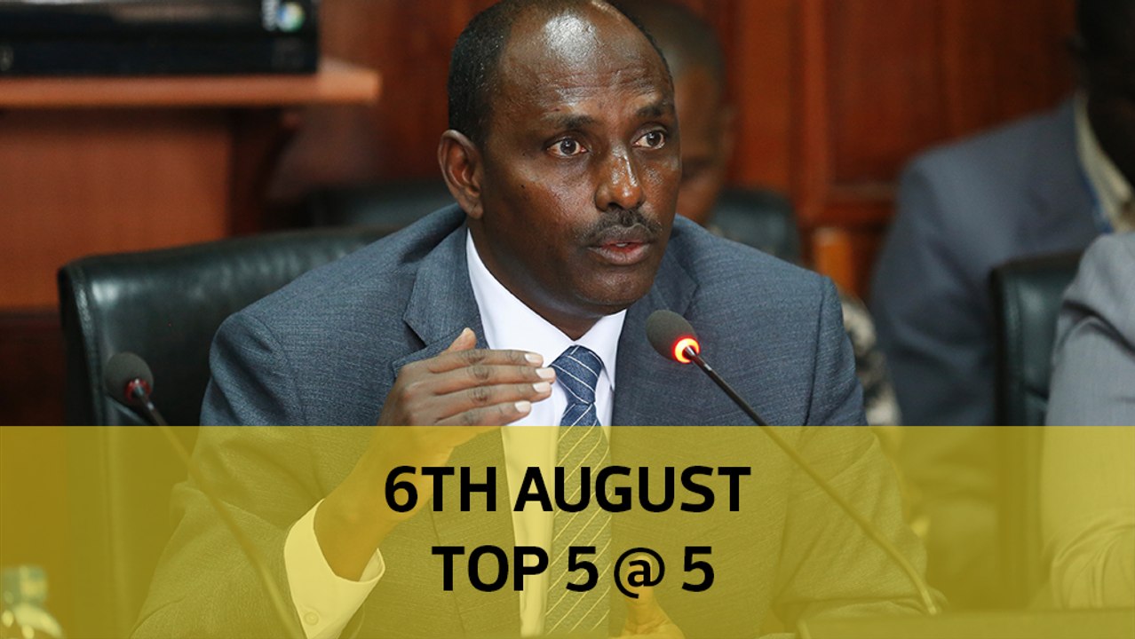 6th August Top 5 @ 5