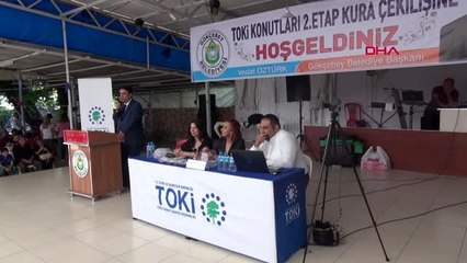 ZONGULDAK TOKİ evleri kura ile sahiplerini buldu