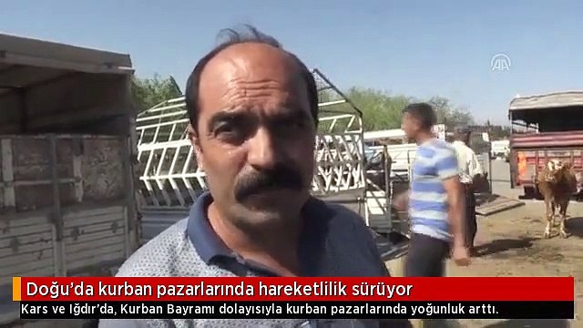 Doğu'da kurban pazarlarında hareketlilik sürüyor