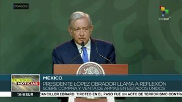 México insta a Estados Unidos a endurecer el control de armas