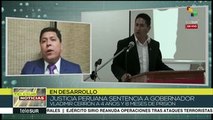 Denuncian persecución política contra gobernador peruano