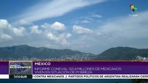 México: 52.4 millones viven en situación de pobreza, según Coneval