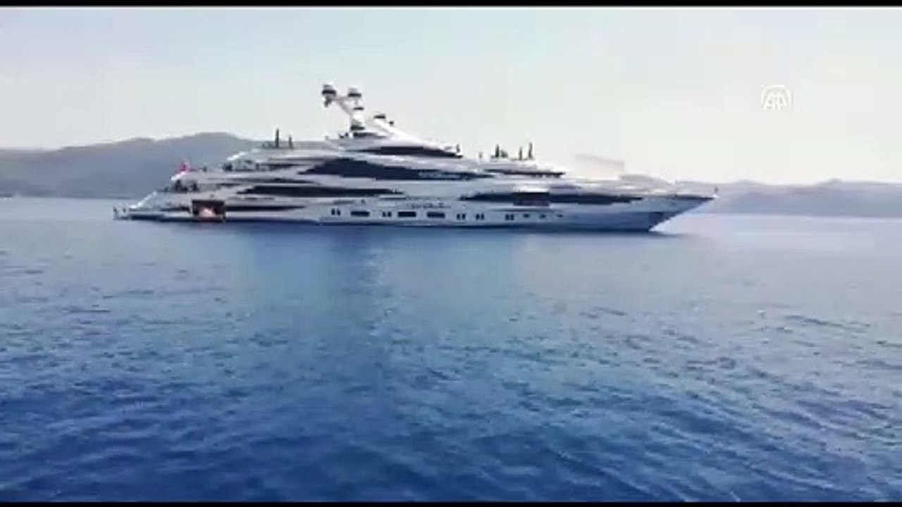Mega yatlar Marmaris'e demirledi - MUĞLA