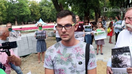 Protest w obronie parku Sienkiewicza