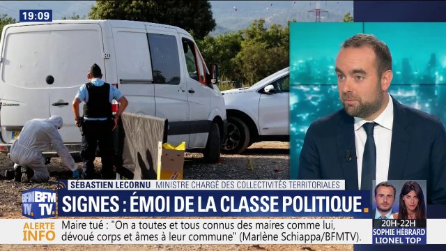 Mort du maire de Signes: Sébastien Lecornu se dit ému et assez en colère de ce drame