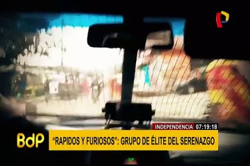 Скачать видео: 'Rápidos y Furiosos': serenos capturan a raqueteros en cerros de Independencia