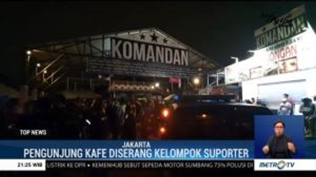 Kafe Tempat Nobar Final PSM Vs Persija di Tebet Diserang