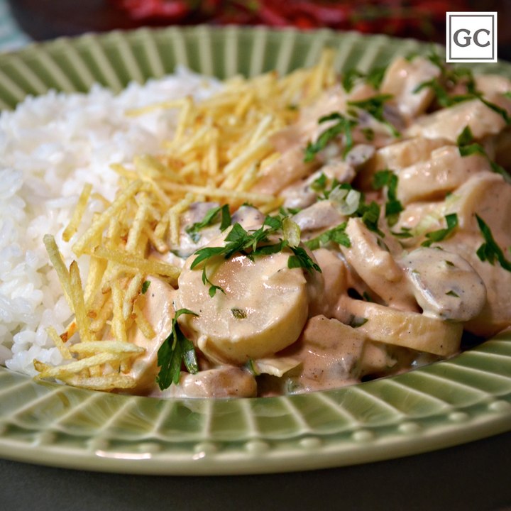 Estrogonofe vegetariano | Receitas Guia da Cozinha