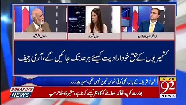 Maryam Nawaz Should Be Isolated From Kashmir Issue Haroon Rasheed Critisize Maryam Nawaz