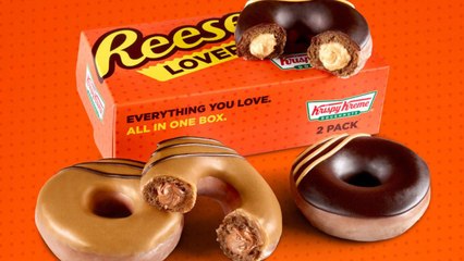Krispy Kreme Turned Reese's Lovers Cups into Two New Doughnuts
