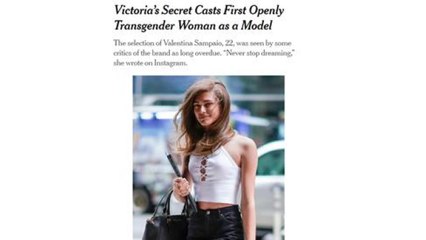 빅토리아시크릿, 사상 첫 트랜스젠더 여성 모델 발탁 / YTN