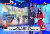 Jockey Plaza: delincuentes asaltan conocida tienda de celulares