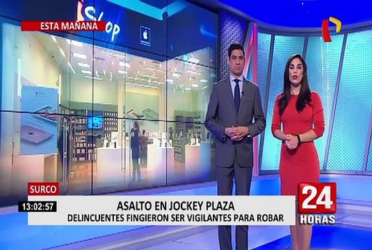 Jockey Plaza: delincuentes asaltan conocida tienda de celulares