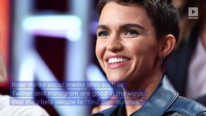 Ruby Rose Says Social Media Is 'Terrifying'