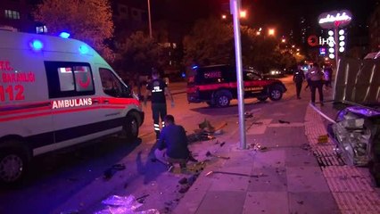 Başkent'te sıkışmalı trafik kazası: 5 yaralı