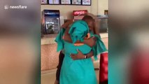 Mother in Nigeria has priceless, heartwarming eruption of joy seeing son after 5 years