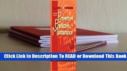 Online Complete Guide to Preventive and Predictive Maintenance  For Kindle