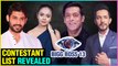 CONFIRMED | 7 Contestants Of Bigg Boss 13 REVEALED | Aditya Narayan, Sidharth Shukla