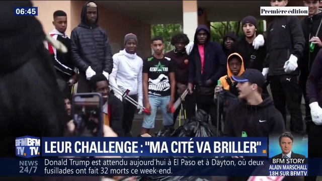 Avec le Garges Clean challenge , les jeunes se mettent au défi de nettoyer leurs quartiers