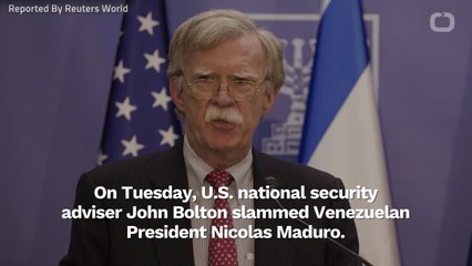 Bolton Wants Action Against Venezuela's Maduro