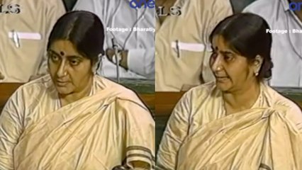 Sushma Swaraj : ಸುಷ್ಮಾ ಸ್ವರಾಜ್ ವಾಗ್ಪರಿ ಎಷ್ಟು ಅದ್ಭುತವಾಗಿತ್ತು ಎನ್ನುವುದಕ್ಕೆ ಈ ವಿಡಿಯೋ ಒಂದು ನಿದರ್ಶನ