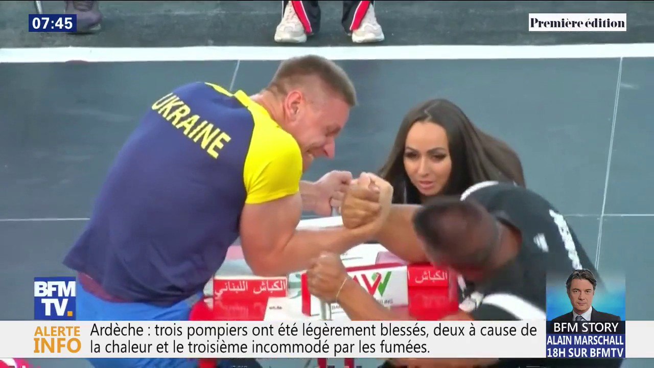 Au Liban, ils donnent tout pour rempoter un concours de bras de fer