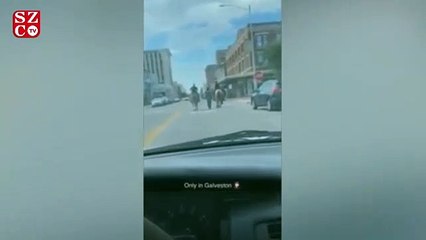 ABD iki atlı polisin insanlık dışı hareketi tepki topladı