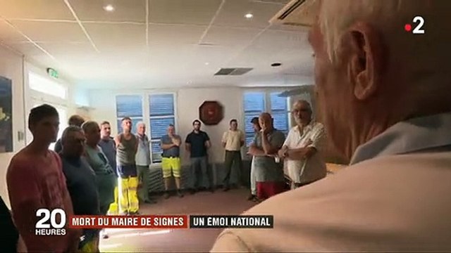 Emotion dans la commune de Signes après le décès du maire renversé par un fourgon - VIDEO