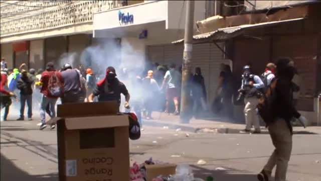 Violentas protestas en Tegucigalpa contra el régimen hondureño