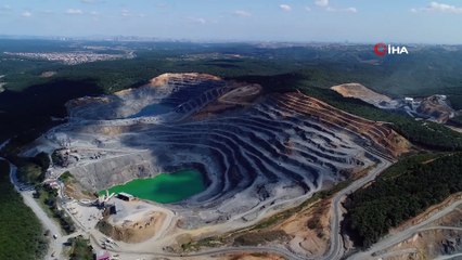 İstanbul’un ciğerlerine verilen zarar havadan görüntülendi