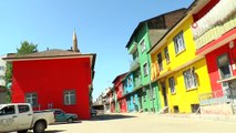 Erzurum’un rengarenk mahallesi görenleri kendine hayran bırakıyor