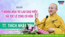 Vấn đáp Phật pháp ngày 06-08-2019 (LIVE) | Thích Nhật Từ
