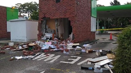 Asda Killingbeck petrol station ram raid