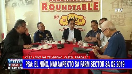 PSA: El Niño, nakaapekto sa farm sector sa Q2 2019