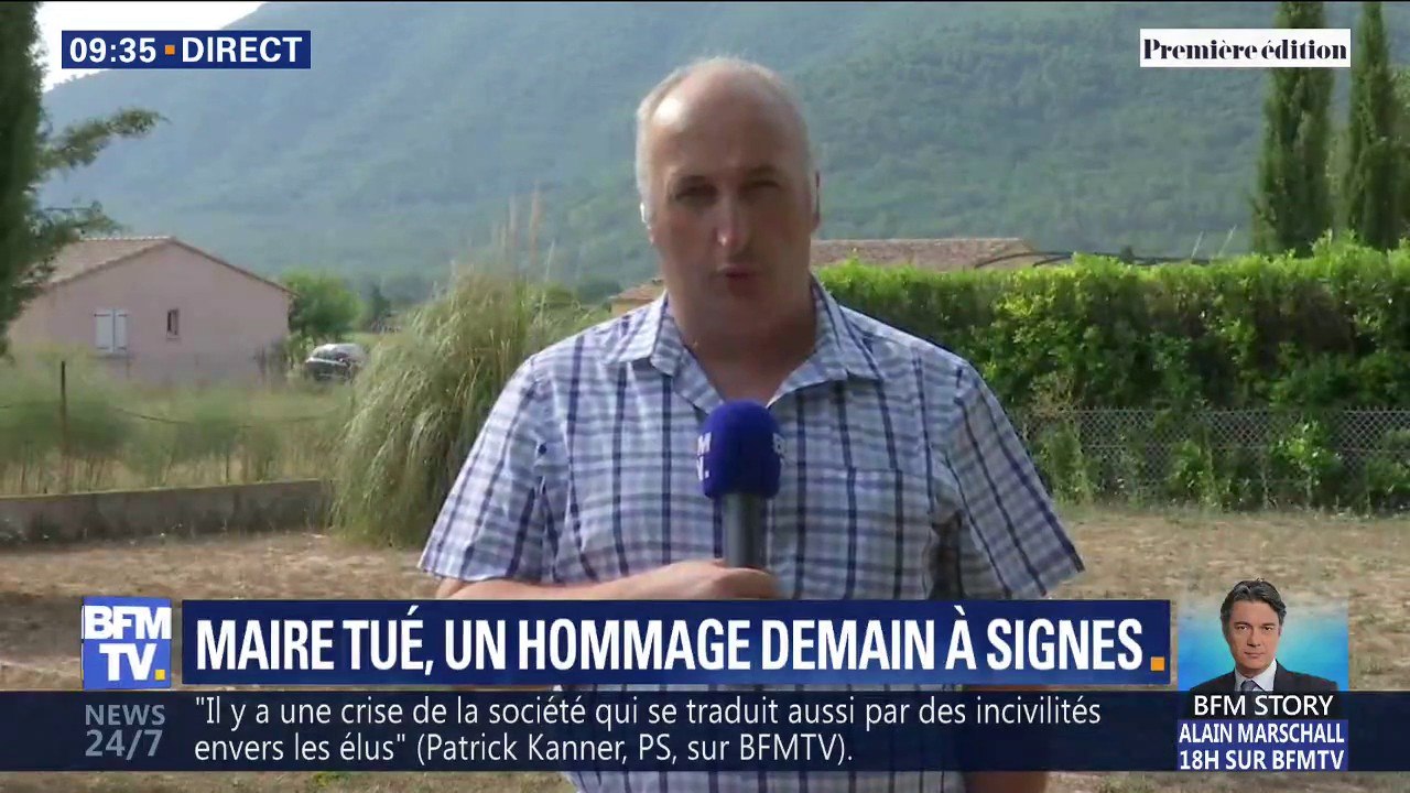 "Ça me touche beaucoup." Le fils du maire de Signes, tué dans le Var, salue l'hommage qui sera rendu à son père