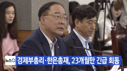 [YTN 실시간뉴스] 경제부총리·한은총재, 23개월만 긴급 회동 / YTN