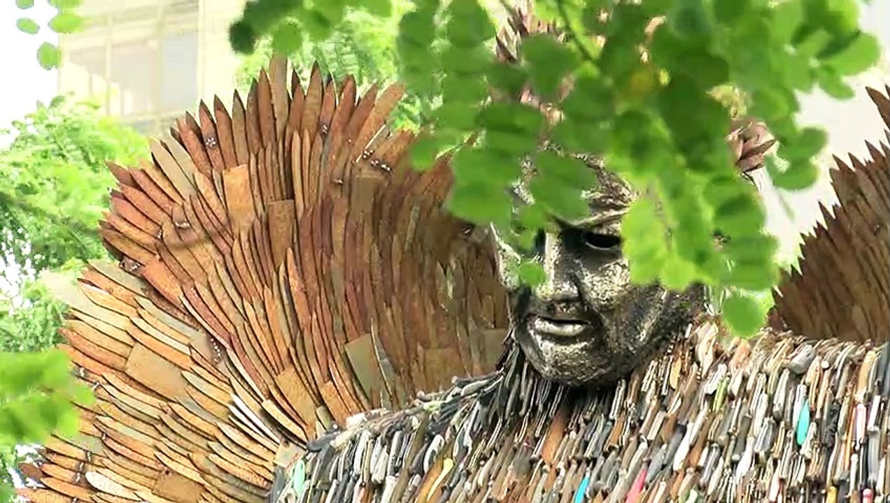 The Iconic Knife Angel In Middlesbrough!