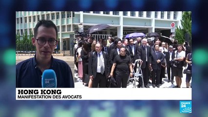 Hong Kong : Marche silencieuse des avocats pour l'indépendance du parquet