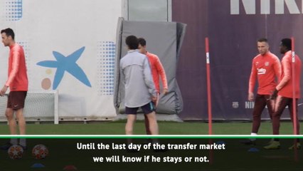 I just hope Coutinho is happy - Pique on transfer speculation