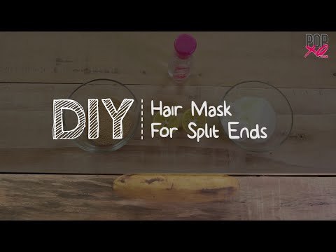 Super Easy DIY Hair Mask For Split Ends | Home Remedies for Hair - POPxo