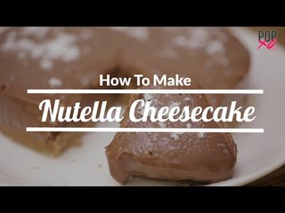 Скачать видео: How To Make Nutella Cheesecake | Homemade Cake Recipe - POPxo Yum