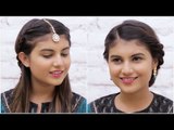 Indian Festive Hairstyles Tutorial | Hairstyles For Garba Night - POPxo