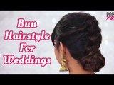 How To Make Bun Hairstyle With Indian Outfit | Wedding Guest Hairstyles - POPxo